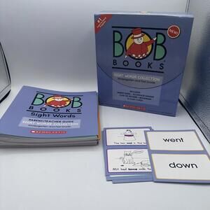 Bob Books Beginning Reader Collection 2 & Sight Words Kindergarten 1st Grade Lot